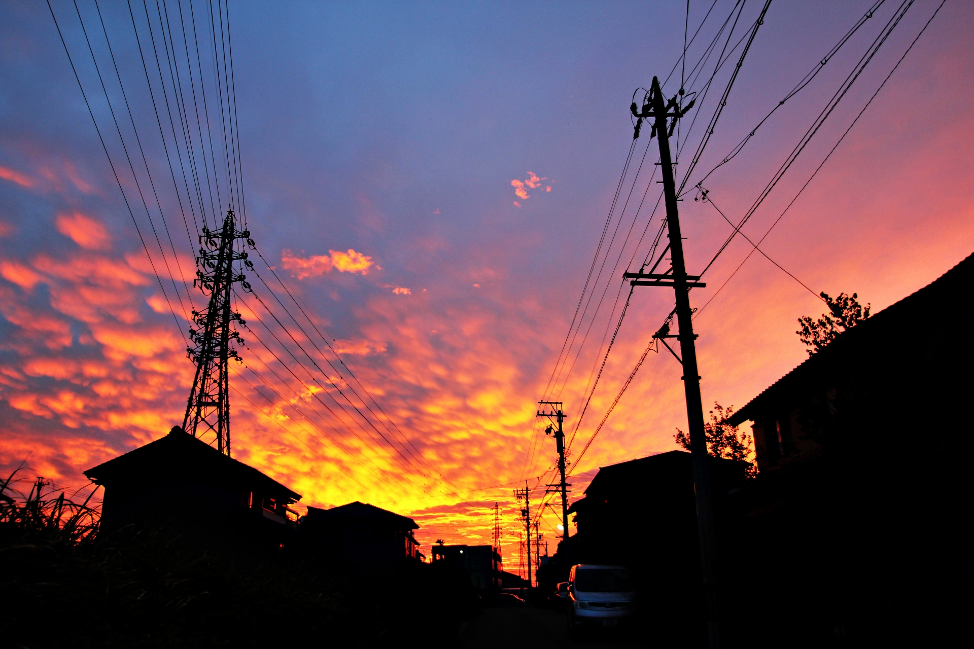 夕焼け画像