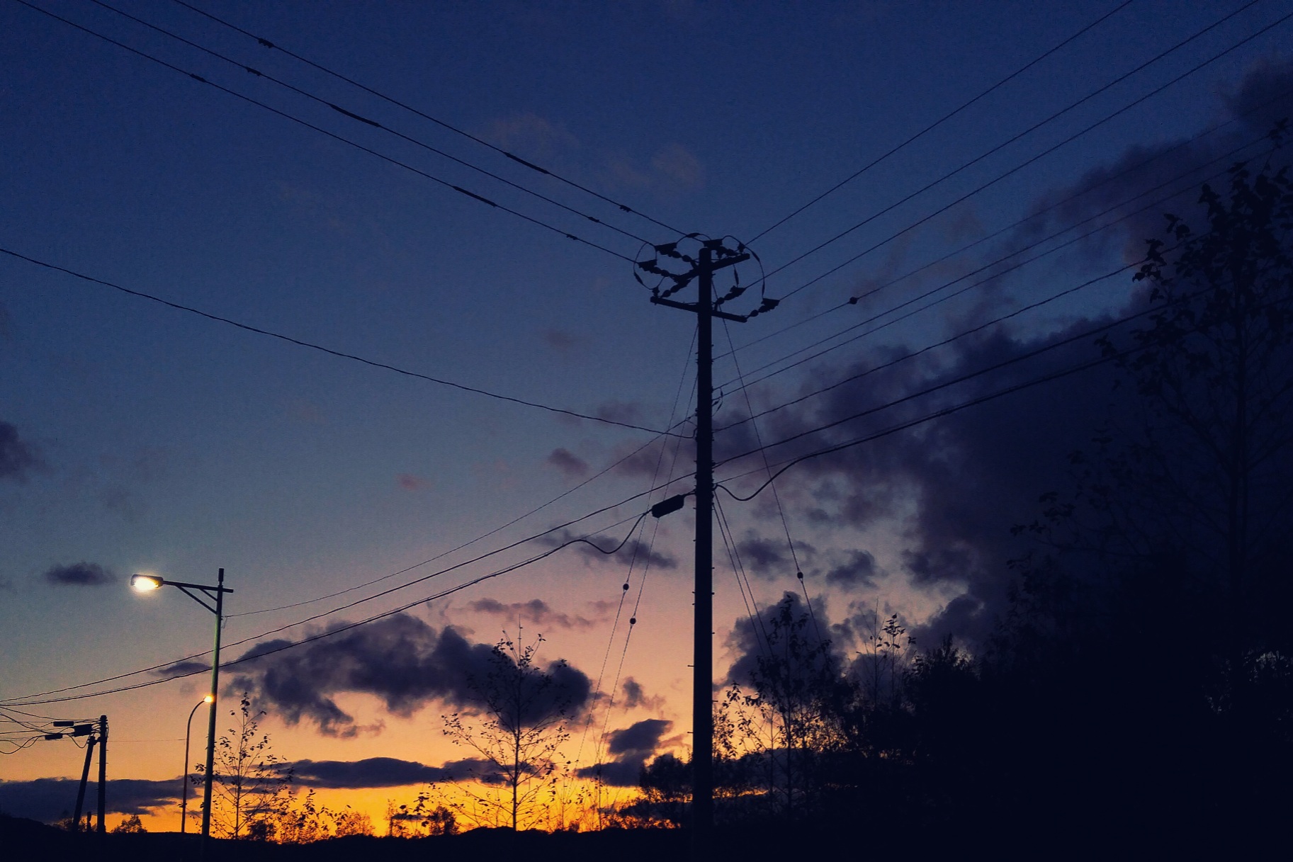 夕暮れ