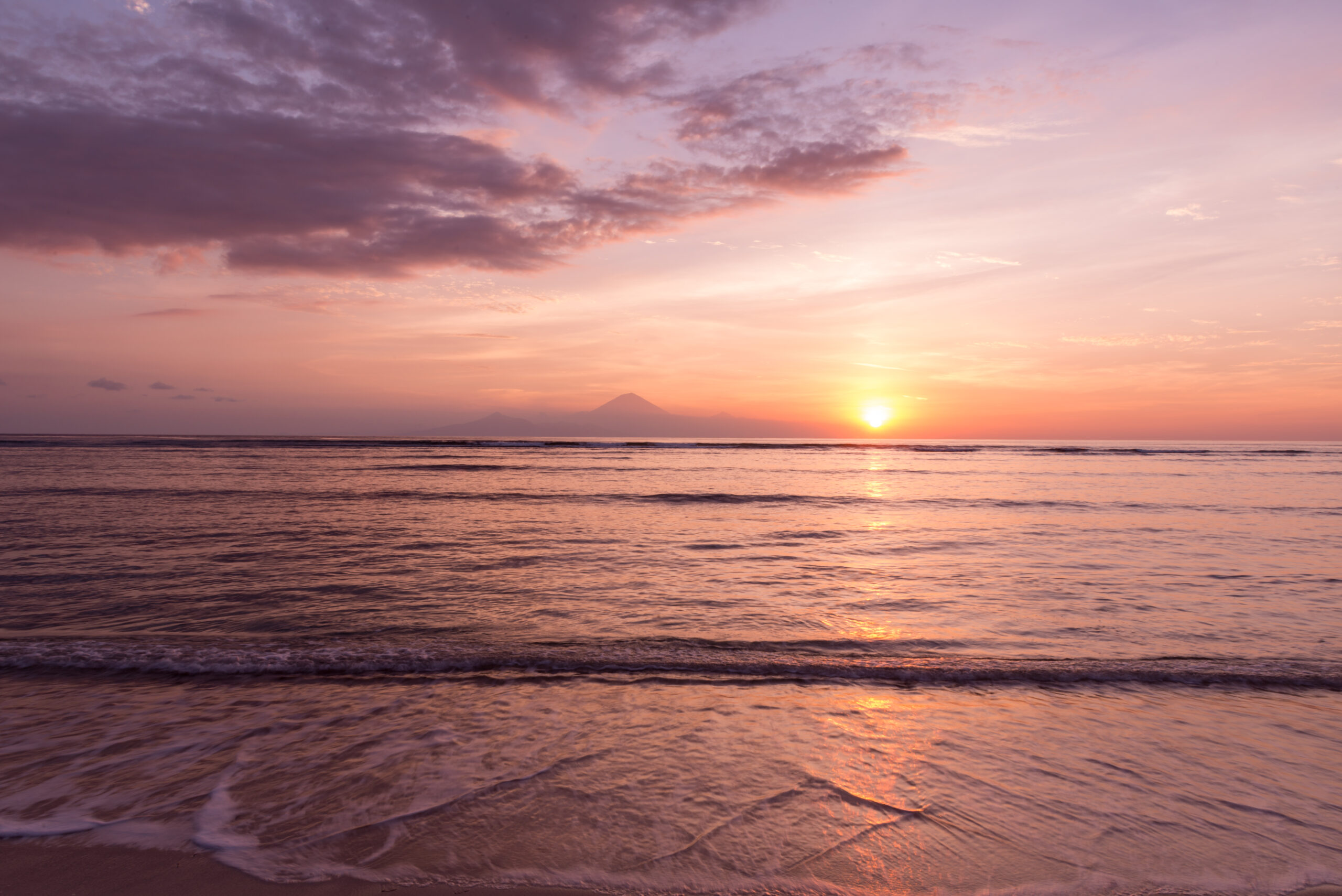 バリ島の夕陽